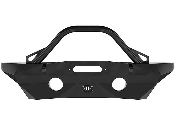 07-18 WRANGLER PRO SERIES MID WIDTH FRONT BUMPER REC WINCH MNT W/ BAR & TABS