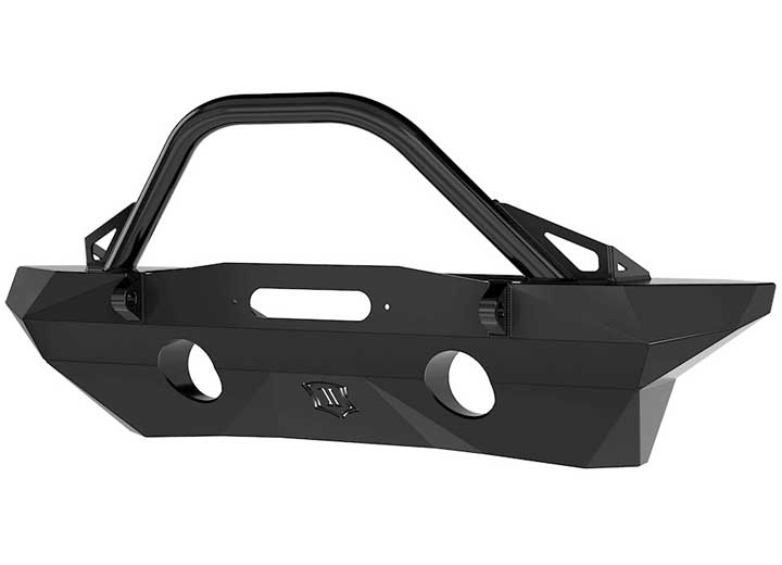 07-18 WRANGLER PRO SERIES MID WIDTH FRONT BUMPER REC WINCH MNT W/ BAR & TABS