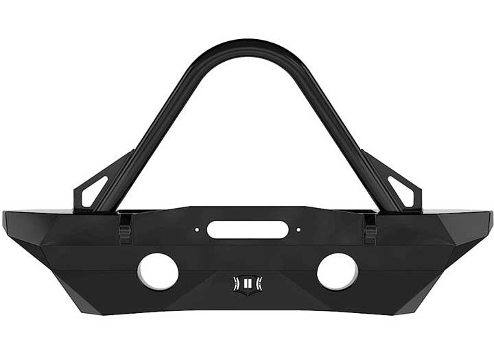 07-18 WRANGLER PRO SERIES MID WIDTH FRONT BUMPER REC WINCH MNT W/ STINGER & TABS