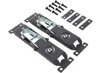 07-C WRANGLER; 20-C GLADIATOR ATLAS DOOR STEPS; SOLD AS PAIR; BLACK POWDER COAT BODY