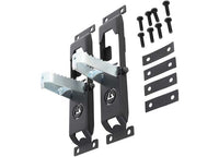 07-C WRANGLER; 20-C GLADIATOR ATLAS DOOR STEPS; SOLD AS PAIR; BLACK POWDER COAT BODY