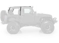 10-18 WRANGLER (JK) - 2 DOOR EXTENDED TOP - BLACK DIAMOND