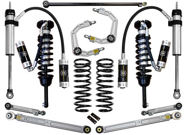 GX460 0-3.5 Stage 6 Off-Road Suspension System with Billet Upper Control Arms