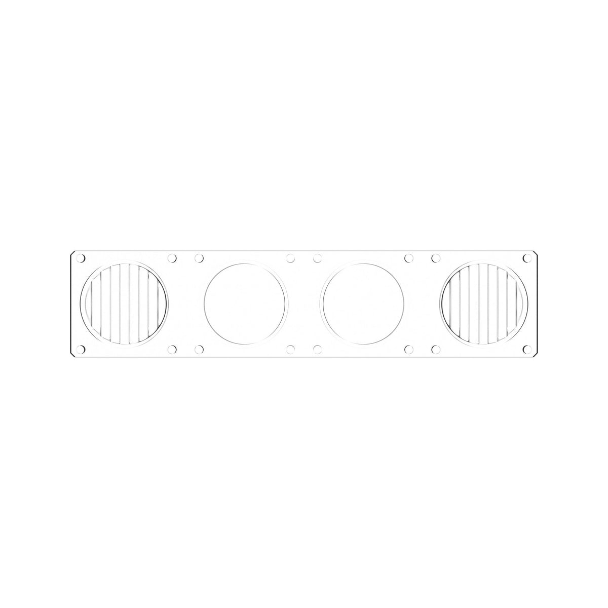 KC HiLiTES - 10" KC Lens FLEX ERA Bar Combo Clear