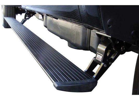 Amp Research - 11 - 14 SILVERADO/SIERRA 2500/3500 DSL CREW CAB POWERSTEP W/LIGHT KIT