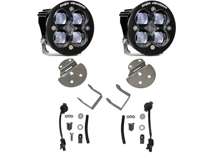 15-19 COLORADO/CANYON/SILVERADO/SIERRA 2500HD/3500HD(SAE FOG CLEAR)SQUADRON SAE FOG POCKET KIT Baja Designs