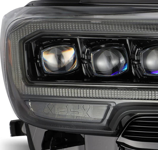 AlphaRex USA 16-23 Toyota Tacoma NOVA-Series LED Projector Headlights Alpha-Black – Aggressive Style & Superior Visibility