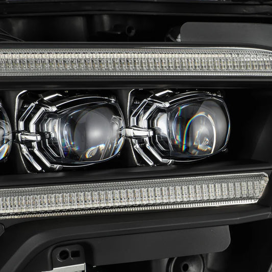 AlphaRex USA 16-23 Toyota Tacoma NOVA-Series LED Projector Headlights Black - Sequential Turn Signals & DRL