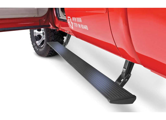 Amp Research - 17 - 19 F250/350/450 SUPER DUTY POWERSTEP PLUG N PLAY SYSTEM - INCLUDES OEM STYLE ILLUMINATION