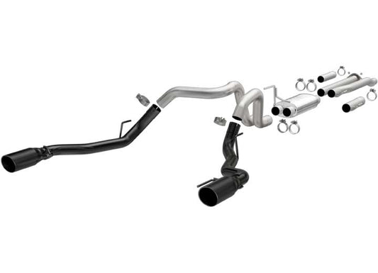 17-20 F-150 RAPTOR 3.5L STREET SERIES CAT-BACK EXHAUST SYSTEM BLACK