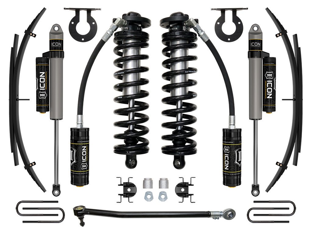 ICON Vehicle Dynamics - 17 - 23 FORD F250/F350 2.5 - 3" STAGE 3 COILOVER CONVERSION SYSTEM W EXPANSION PACK