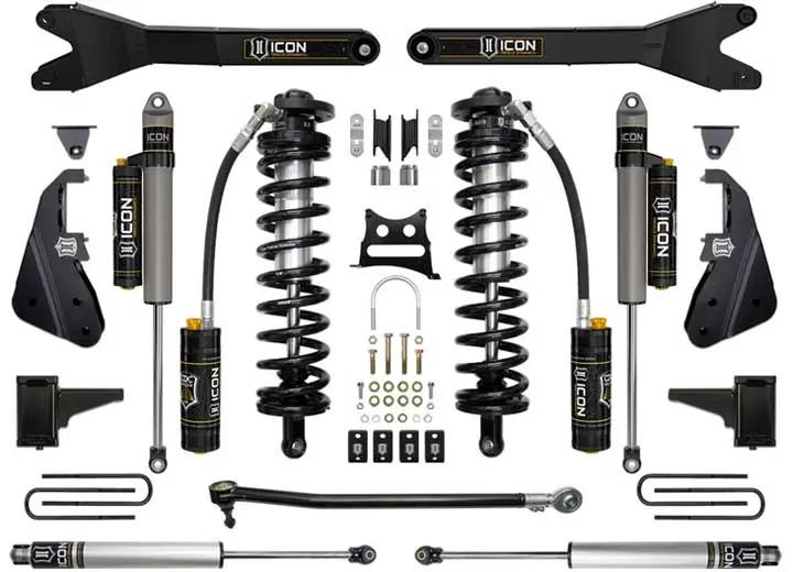 Icon Vehicle Dynamics - 17 - C F250/F350 4 - 5.5IN STAGE 5 COILOVER CONVERSION SYSTEM W RADIUS ARM