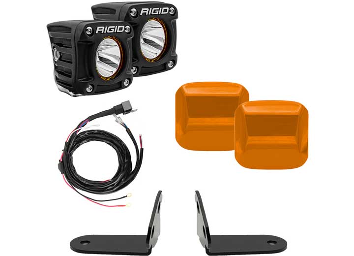 Polaris RZR 17-C Amber Pro A-Pillar Light Kit for Ultimate Off-Road Visibility and Style