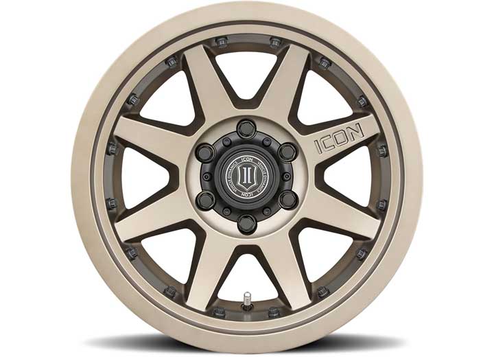 17" REBOUND PRO WHEELS SIZE 17X8.5 FINISH BRONZE BOLT PATTERN 6 x 5.5" BACKSPACE 4.75" OFFSET 0mm