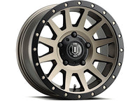 17 X 8.5 COMPRESSION 5 X 5IN 4.5INBP -6MM OFFSET- BRONZE