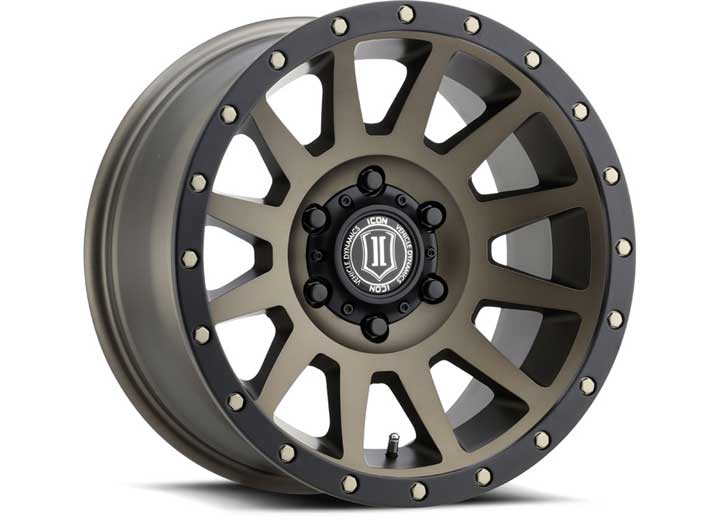 17 X 8.5 COMPRESSION 5 X 5IN 4.5INBP -6MM OFFSET- BRONZE