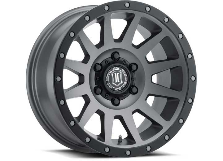 17 X 8.5 COMPRESSION 6 X 135 5INBP 6MM OFFSET- TITANIUM