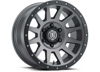 Icon Vehicle Dynamics - 17 X 8.5 COMPRESSION 6 X 5.5IN 4.75INBP 0MM OFFSET - TITANIUM