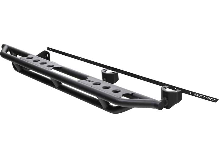 18-C JEEP WRANGER JL 4DR SRC SIDEARMOR W/STEPS; LIGHT TEXTURE BLACK