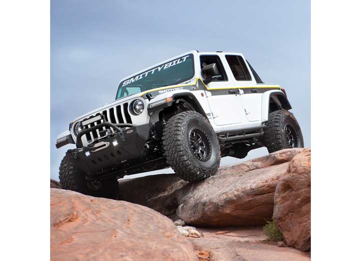 18-C JEEP WRANGER JL 4DR SRC SIDEARMOR W/STEPS; LIGHT TEXTURE BLACK