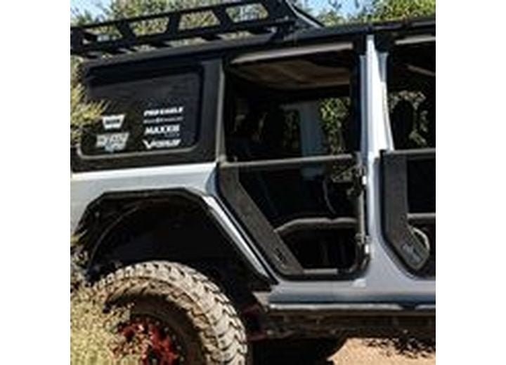 Body Armor 4x4 - 18 - C JEEP WRANGLER JL/ GLADIATOR JT TUBE DOORS REAR, PAIR
