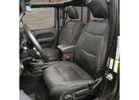 18-C WRANGLER JL; 20-C GLADIATOR JT GEN2 NEOPRENE FRONT/REAR SEAT COVER; BLACK/BLACK