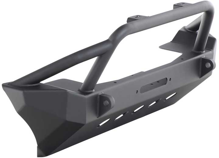 18-C WRANGLER JL; 20-C GLADIATOR XRC GEN1 FRONT BUMPER W/WINCH PLATE; MATTE BLACK