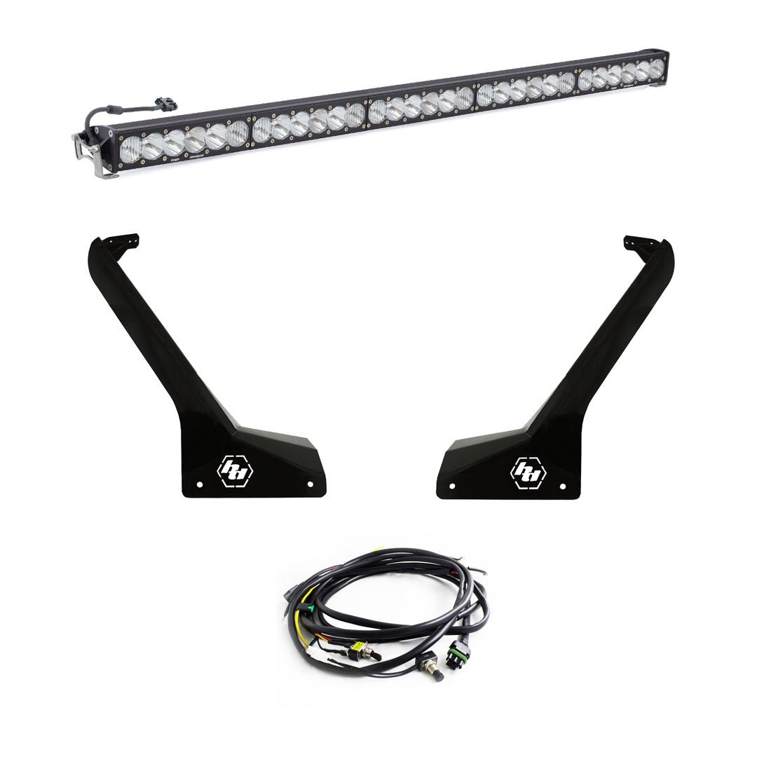 Baja Designs - 18 - C WRANGLER(EXCL MOJAVE/392) ROOF MOUNTS ONX6+ 50IN 355W DRIVING COMBO LIGHT BAR KIT W/ UPLIFTER