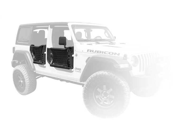 18-C WRANGLER/GLADIATOR TRAILDOORS REAR, PAIR