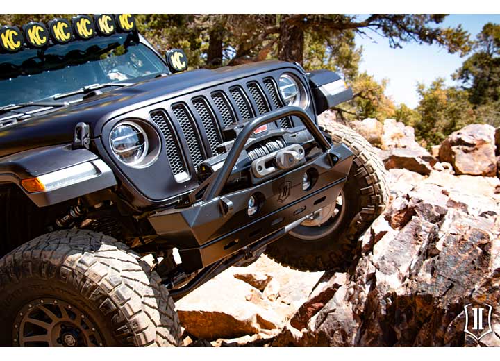 Icon Vehicle Dynamics - 18 - UP JEEP JL / 20 - UP JT PRO SERIES FRONT BUMPER W/ BAR & TABS