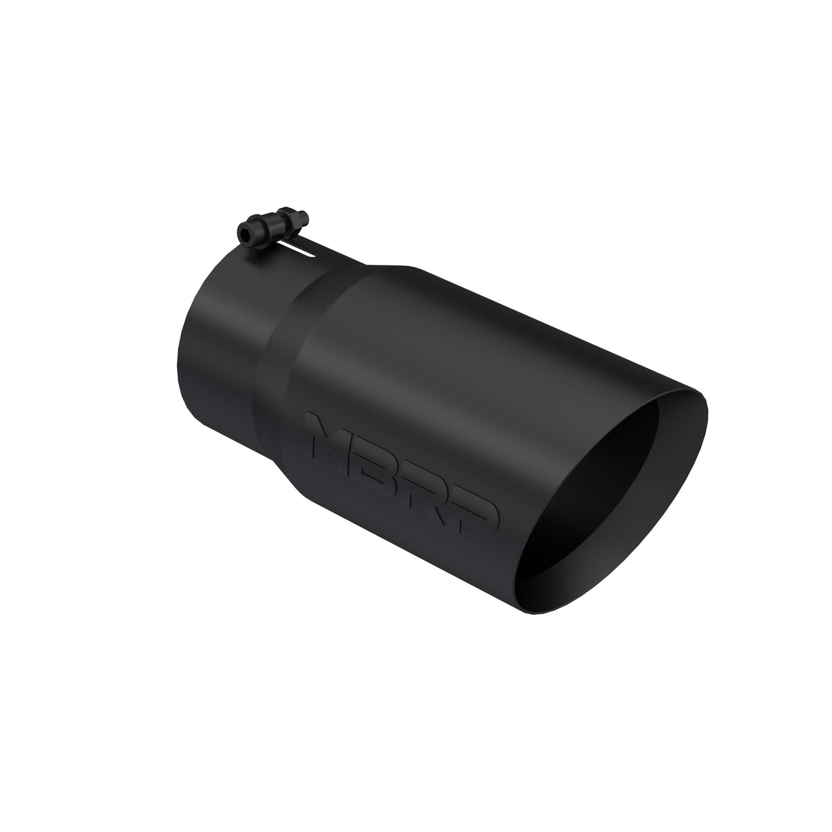 MBRP T5074BLK 6" OD. Dual Wall Angled. 5" ID. 12" Length. BLK