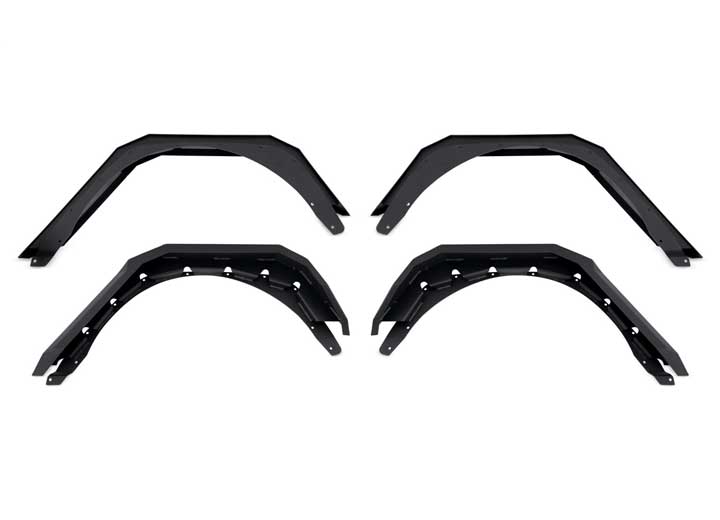 Body Armor 4x4 - 19 - C GLADIATOR REARFENDER FLARES BLACK