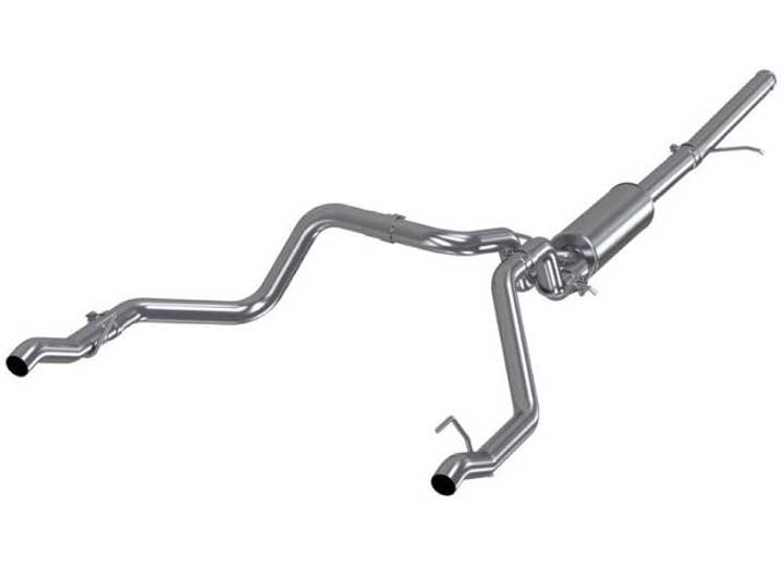 19-C Silverado/Sierra V6/V8 2.5" Dual Rear Cat Back Exhaust System - T304 Stainless Steel