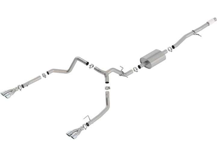 19 SILVERADO/SIERRA 1500 5.3L EC STB/CC SB 3.00/2.75IN S-TYPE QUAD SQUARE TIPS