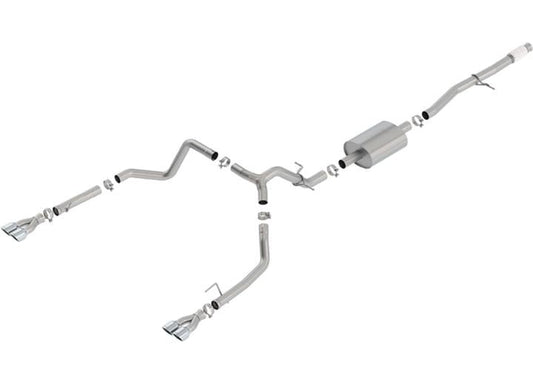 19 SILVERADO/SIERRA 1500 5.3L EC STB/CC SB 3.00/2.75IN S-TYPE QUAD SQUARE TIPS