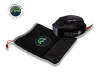 Heavy-Duty 30,000 LB Towing Strap - 3" x 30' Gray with Black Ends & Storage Bag