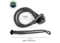 Lightweight 41,000 LB Soft Shackle with Collar - 22" Storage Bag Included