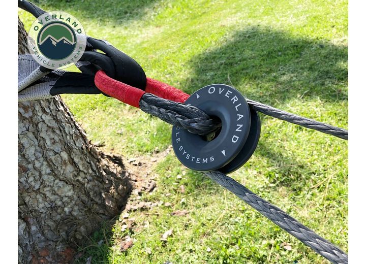 High-Strength 4.00in Recovery Ring with 41,000 lb Capacity and Storage Bag