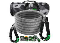 30-Foot Kinetic Energy Recovery Rope (Gray) - Ultimate Off-Road Towing Solution