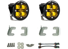 20-22 GLADIATOR/18-22 WRANGLER JL W/OE SAHARA BUMPER(SAE FOG AMBER)SQUADRON-R SAE FOG POCKET KIT Baja Designs