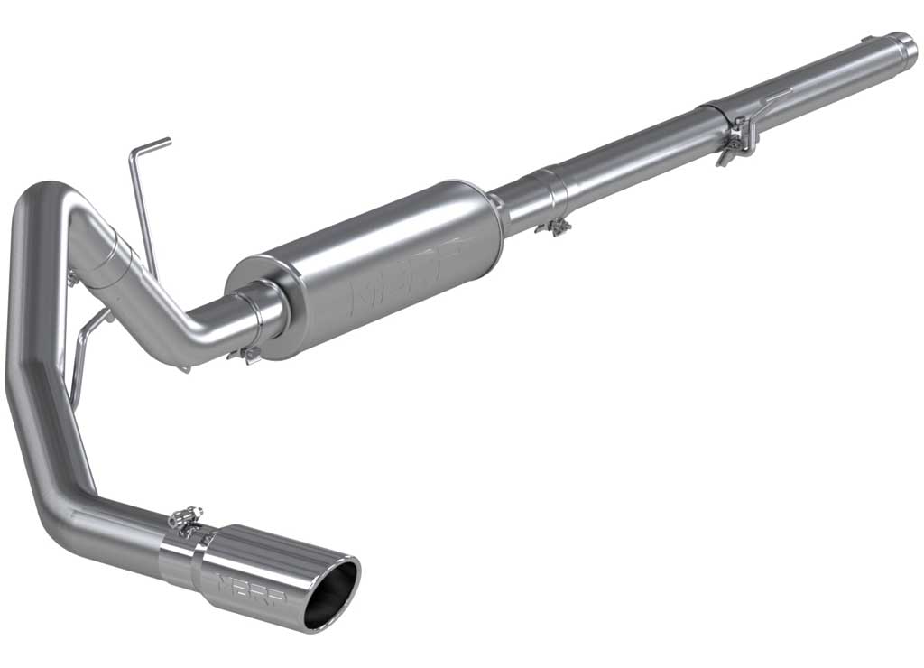MBRP, Inc. - 2004 - 2008 Ford F150 3 - Inch Cat Back Exhaust System - Single Side Exit, Aluminum