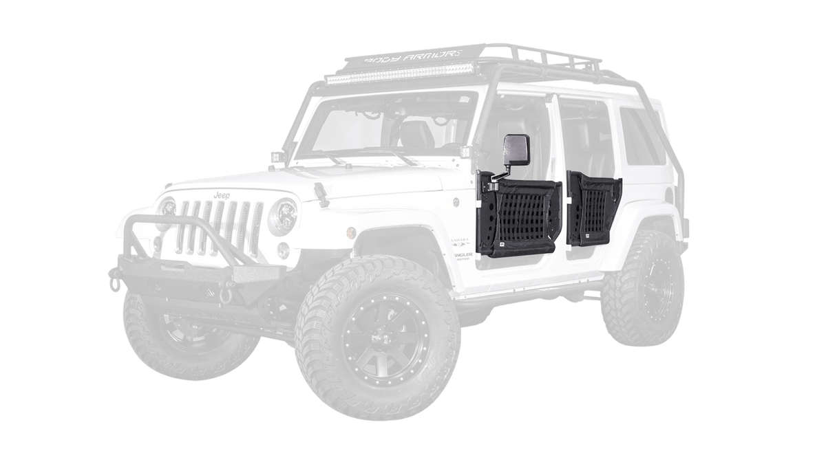Body Armor 4x4 - 2007 - 2017 Wrangler Gen 3 Traildoors Rear Pair