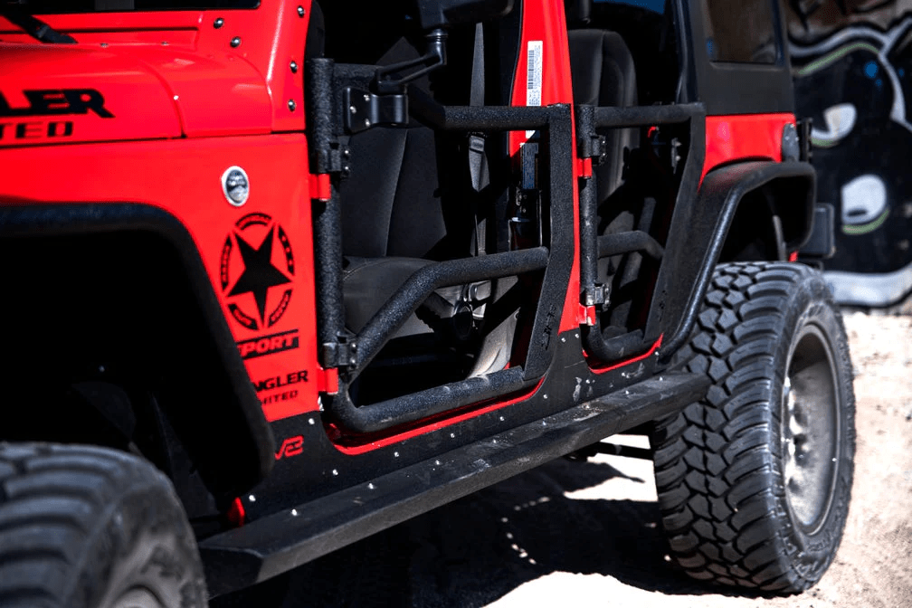 Body Armor 4x4 - 2007 - 2018 Wrangler JK Tube Doors Front, Pair