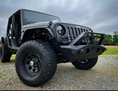 Body Armor 4x4 - 2007 - 2024 Jeep Wrangler Jk/Jl & Gladiator Jt Orion Stubby Front Bumper