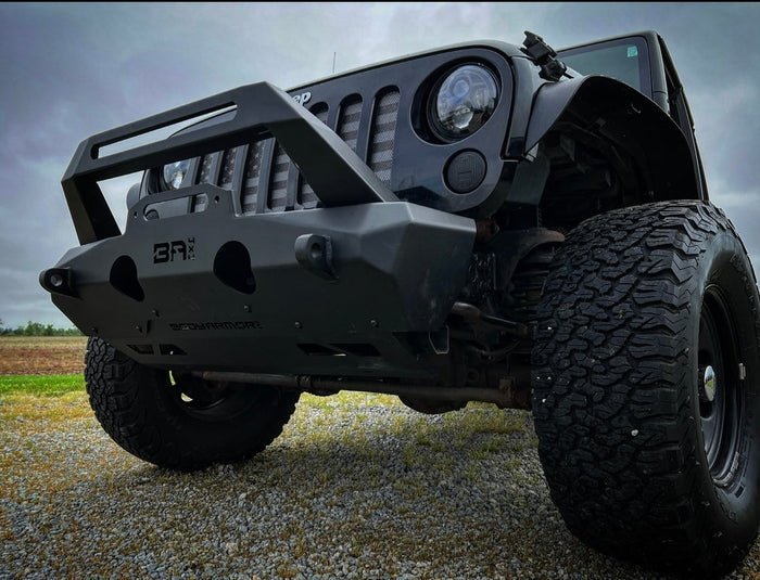 Body Armor 4x4 - 2007 - 2024 Jeep Wrangler Jk/Jl & Gladiator Jt Orion Stubby Front Bumper