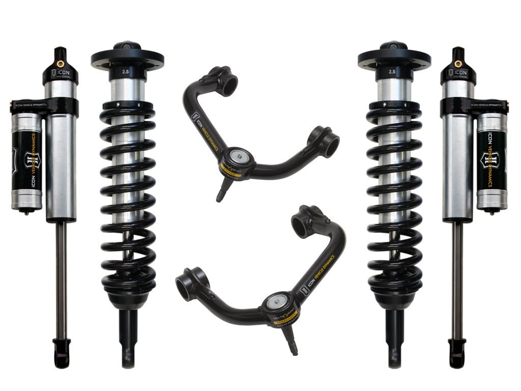 ICON Vehicle Dynamics - 2009 - 2013 FORD F150 4WD 0 - 2.63" LIFT STAGE 3 SUSPENSION SYSTEM WITH TUBULAR UCA