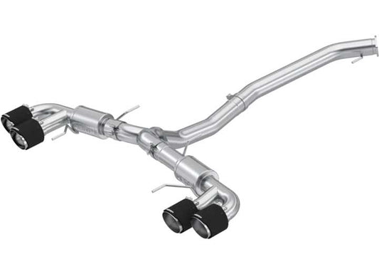 MBRP, Inc. - 2009 Nissan GTR 3.8L Stainless Steel 3.5 - Inch Cat - Back Exhaust with Quad Carbon Fiber Tips