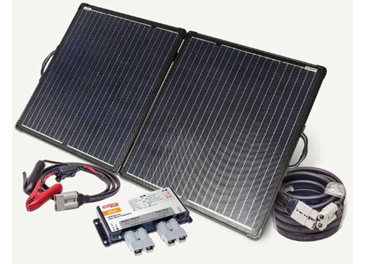 200W Folding Solar Panel Kit with 2 USB Ports & Kickstand