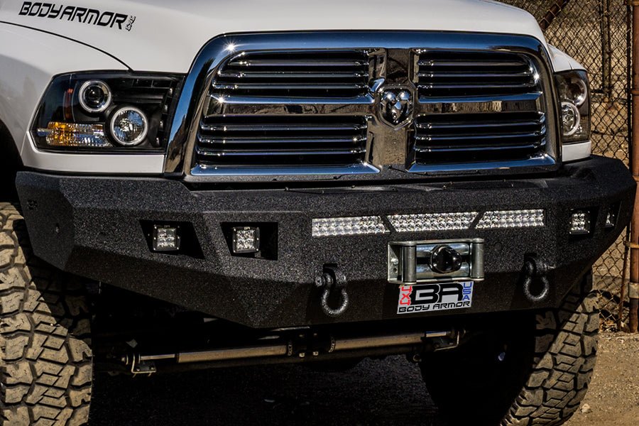Body Armor 4x4 - 2013 - 2018 Ram 2500/3500 Eco Series Front Bumper Winch