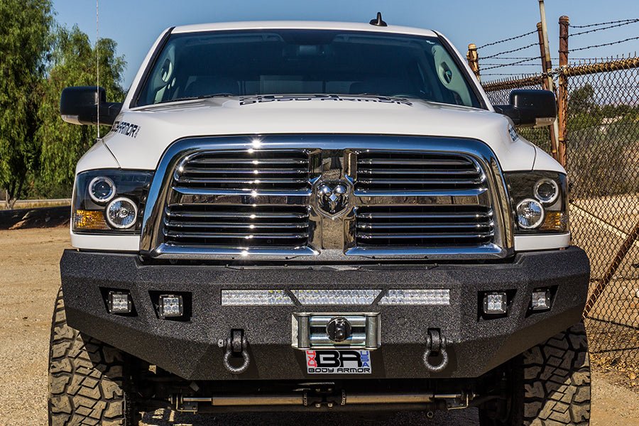 Body Armor 4x4 - 2013 - 2018 Ram 2500/3500 Eco Series Front Bumper Winch